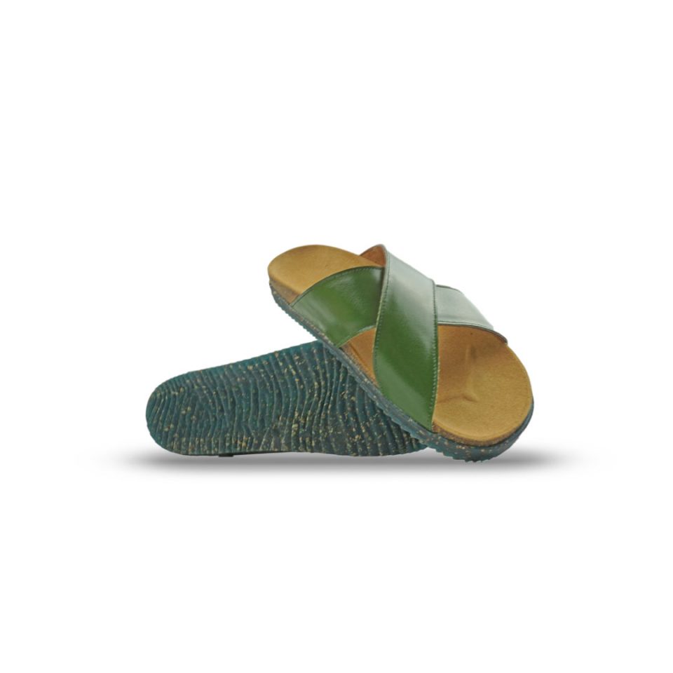 Cactus Leather Sandals recycled cork sole