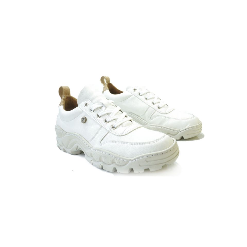 Private label white chunky shoes