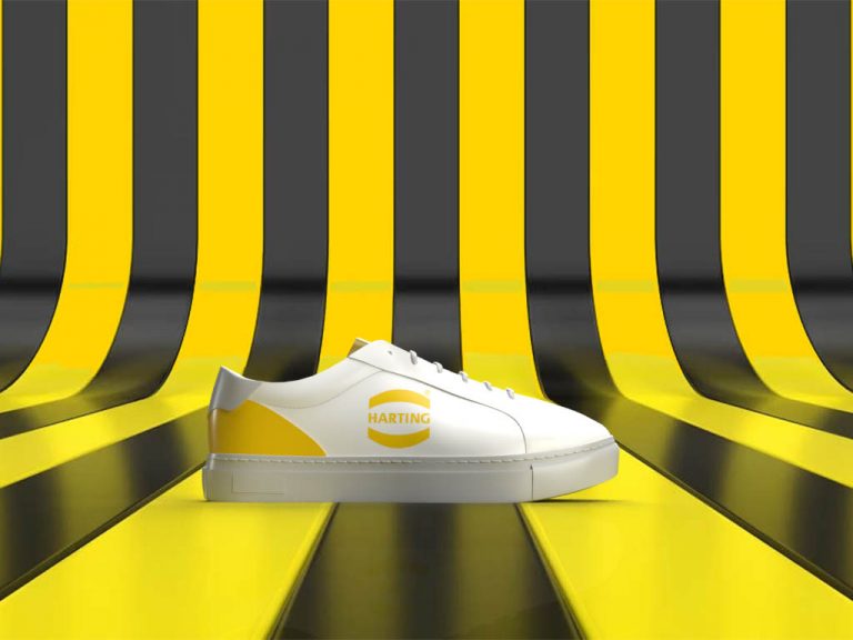 Custom branded promotional logo shoes